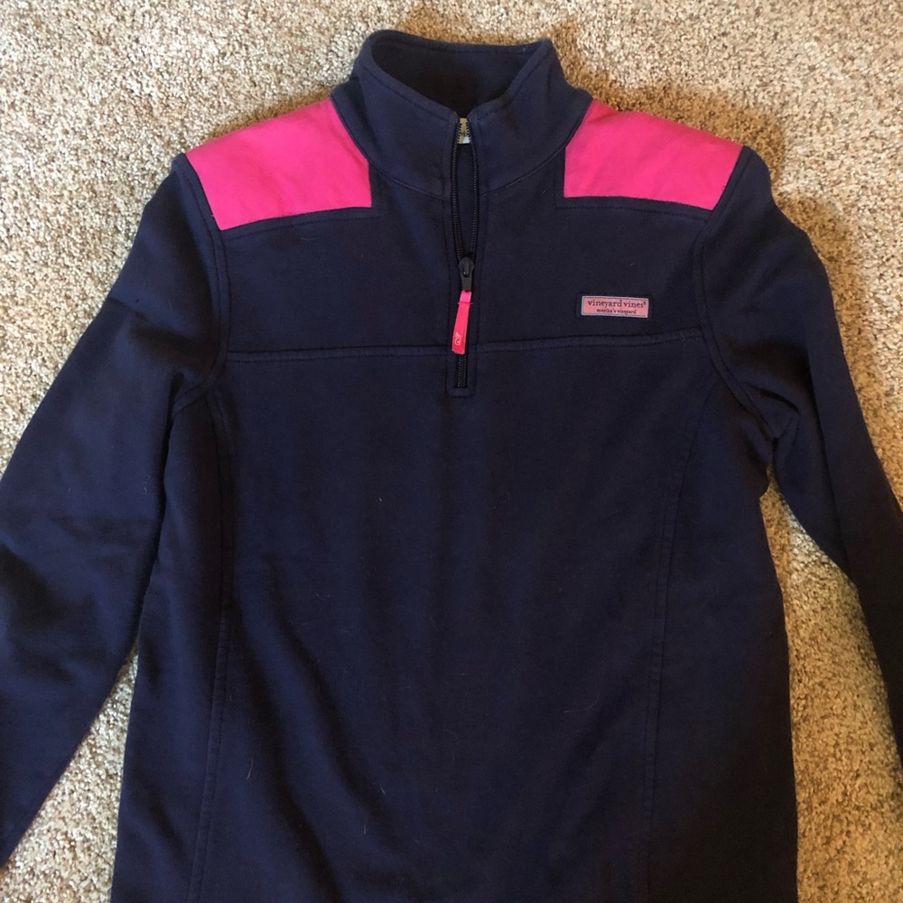Vineyard Vines Shep Shirt women’s XS navy & pink